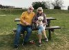 Joyce, Kevin & Sammie, just finished their picnic lunch in France, on their way from Manchester in the UK to their new home in Ciudad Quesada in Alicante, Spain.